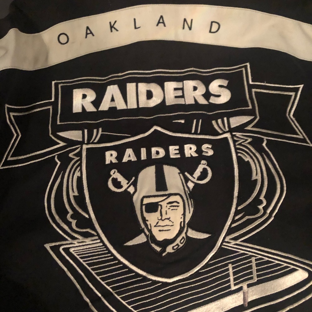 SOLD DO NOT BUY- Oakland Raiders vintage letterman
